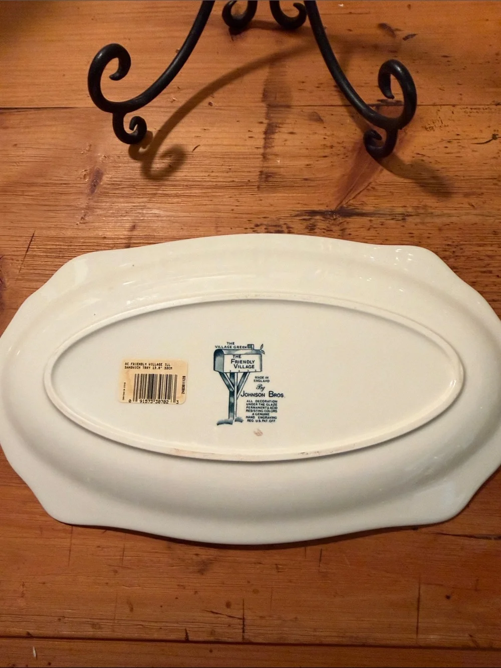 Johnson Brothers The Friendly Village Scenic Ceramic Serving Platter